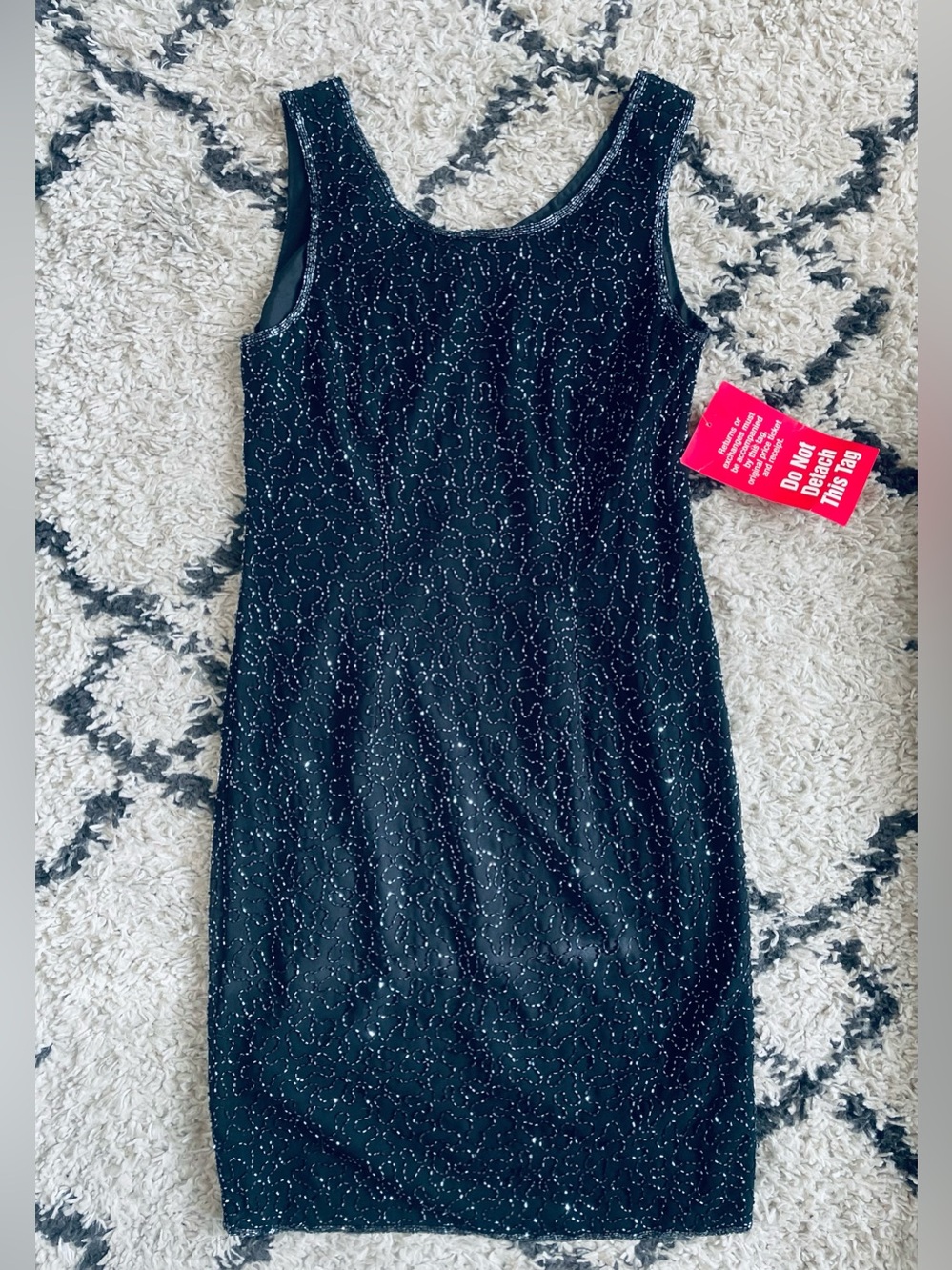 SOLD ON ANOTHER PLATFORM-Vintage 90s Deadstock Beaded Dress